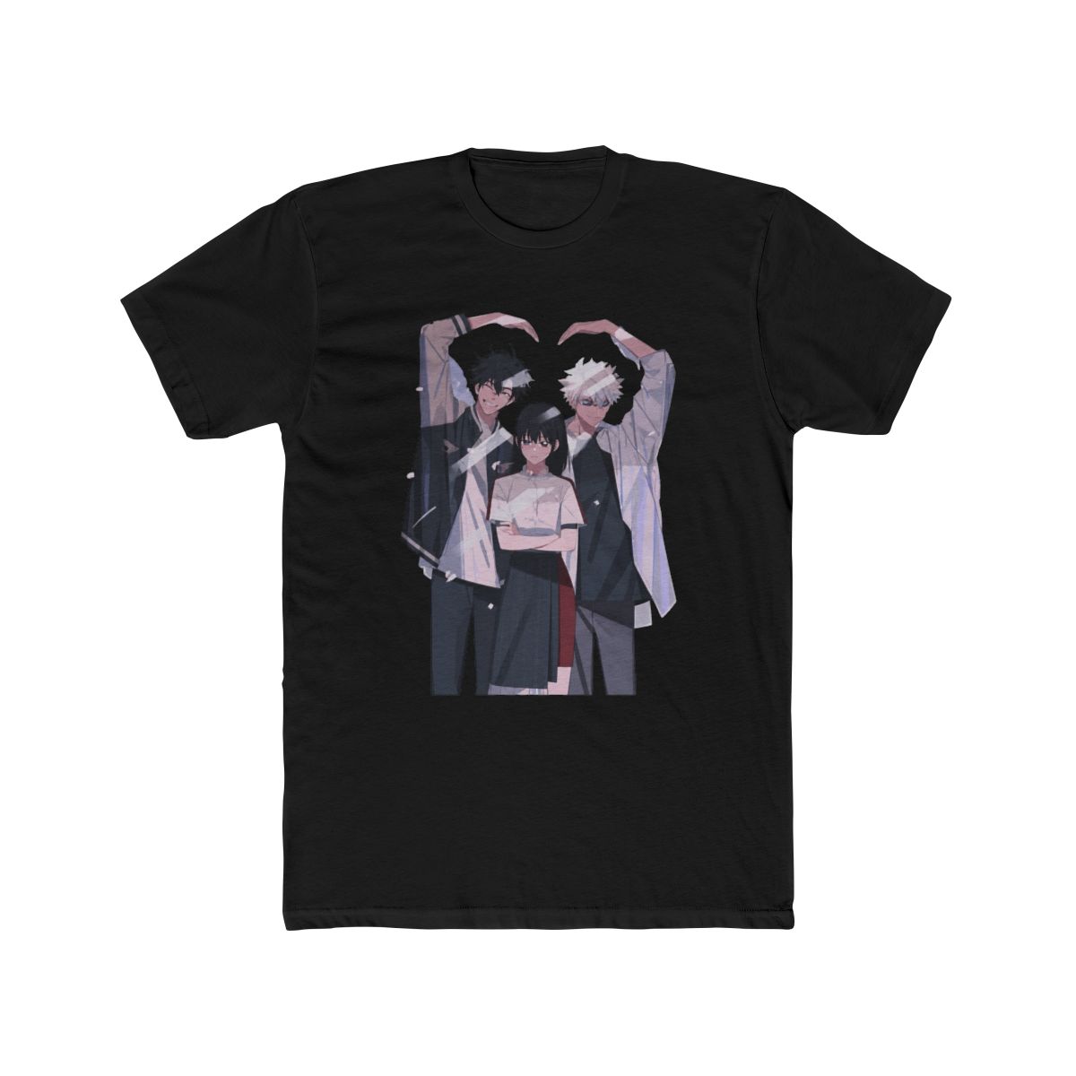 Link Click Trio Love T Shirt | Link Click Merch - alternate angle 3, merchandise