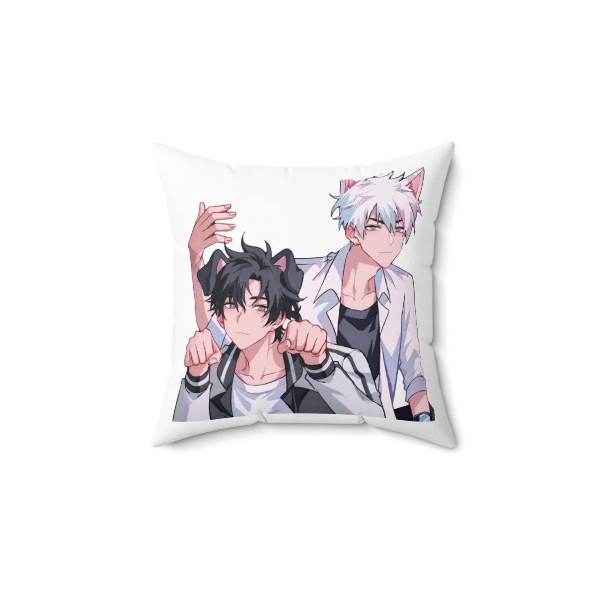 Anime Link Click Cute Dog Throw Pillow