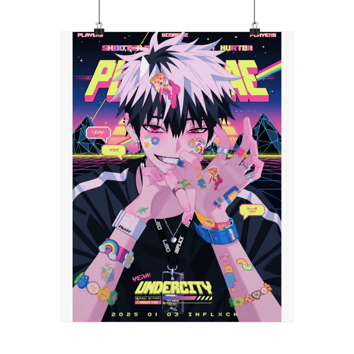Link Click Anime LuGuang Cheng Xiaoshi 9 Posters Poster Bedroom Decor Office Room Decor Gift, Wall Art Decor Printing Paintings Living Room Bar Modern Decorative Poster 12x18inchs(30x45cm) - alternate angle 4, merchandise