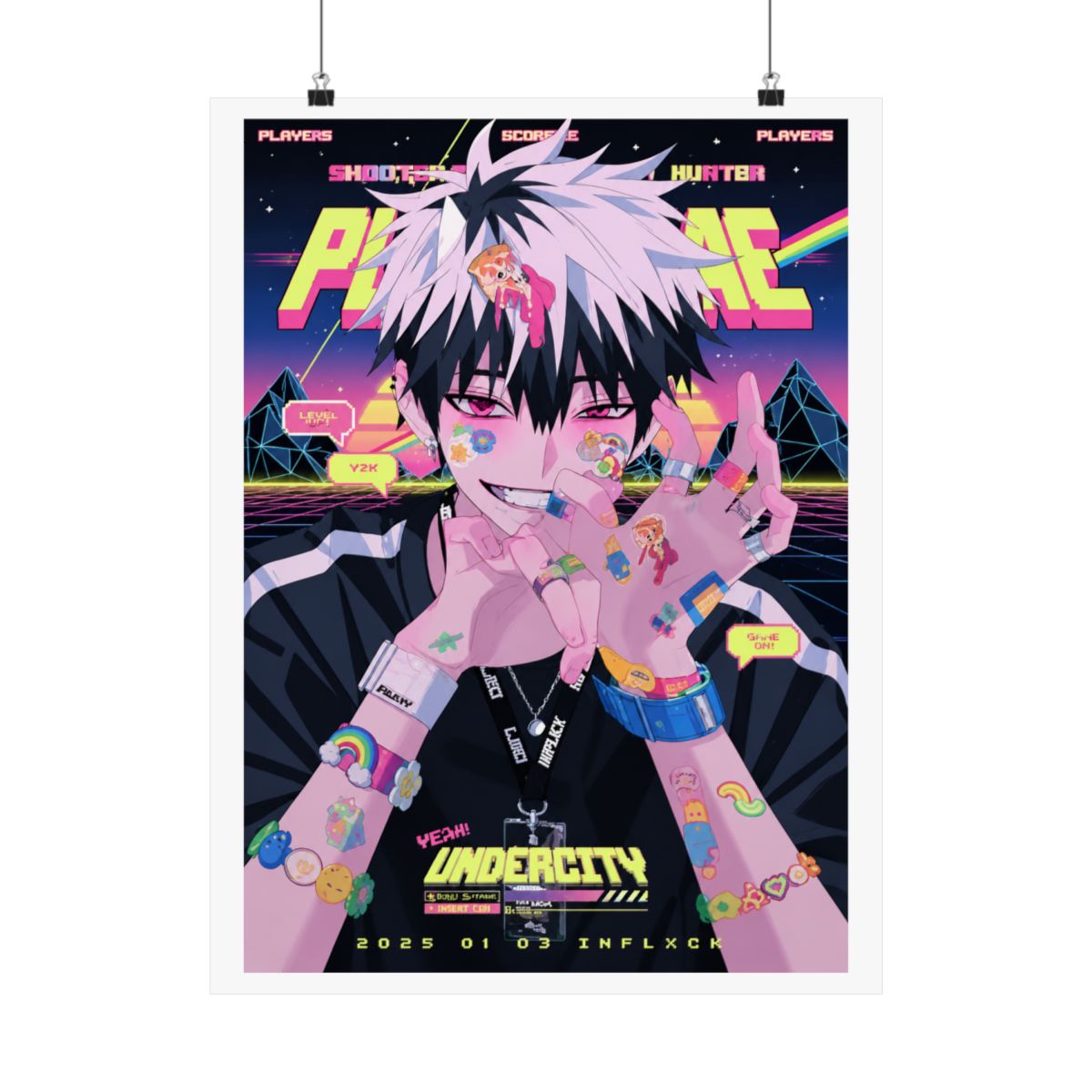 Link Click Anime LuGuang Cheng Xiaoshi 9 Posters Poster Bedroom Decor Office Room Decor Gift, Wall Art Decor Printing Paintings Living Room Bar Modern Decorative Poster 12x18inchs(30x45cm) - alternate angle 3, merchandise