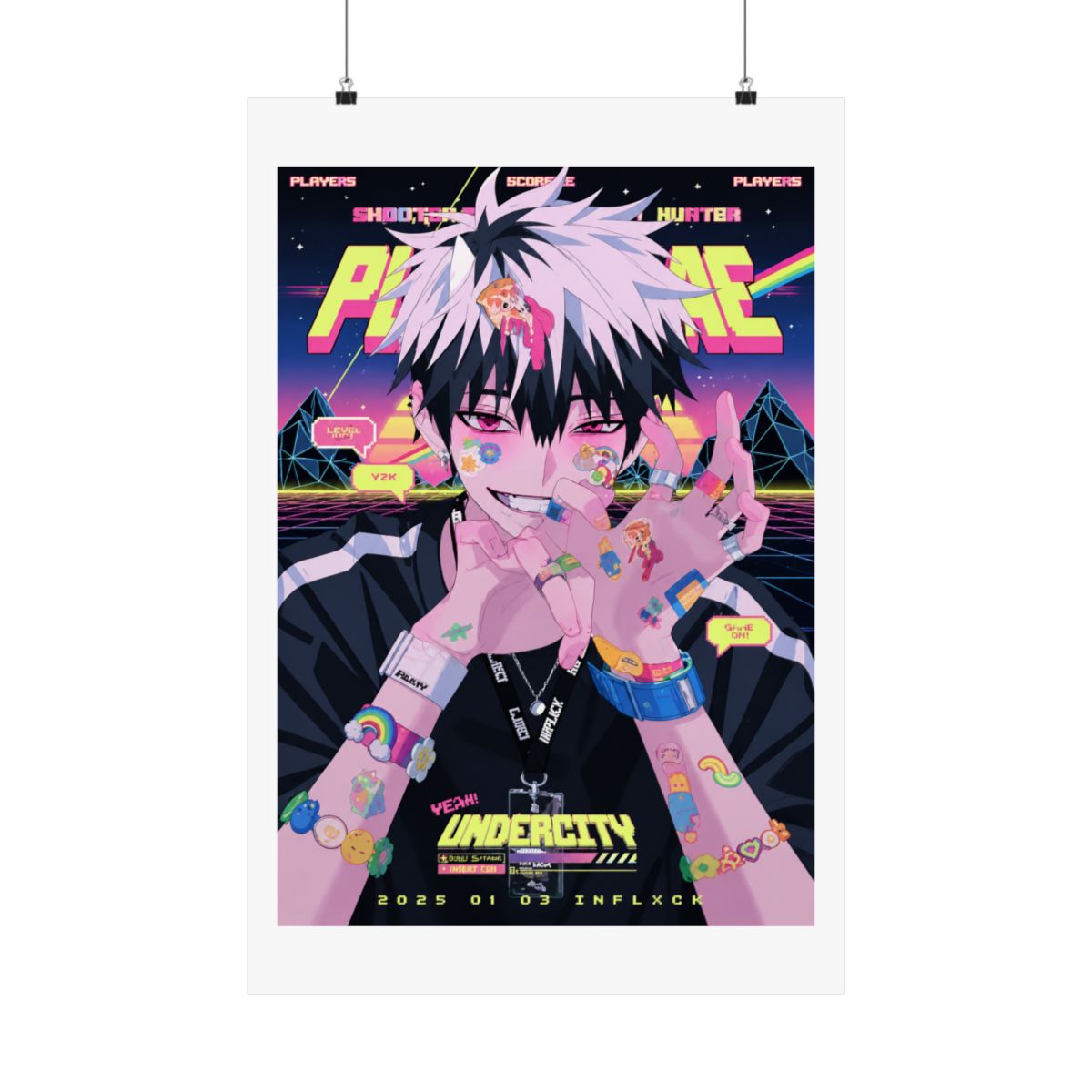 Link Click Anime LuGuang Cheng Xiaoshi 9 Posters Poster Bedroom Decor Office Room Decor Gift, Wall Art Decor Printing Paintings Living Room Bar Modern Decorative Poster 12x18inchs(30x45cm)