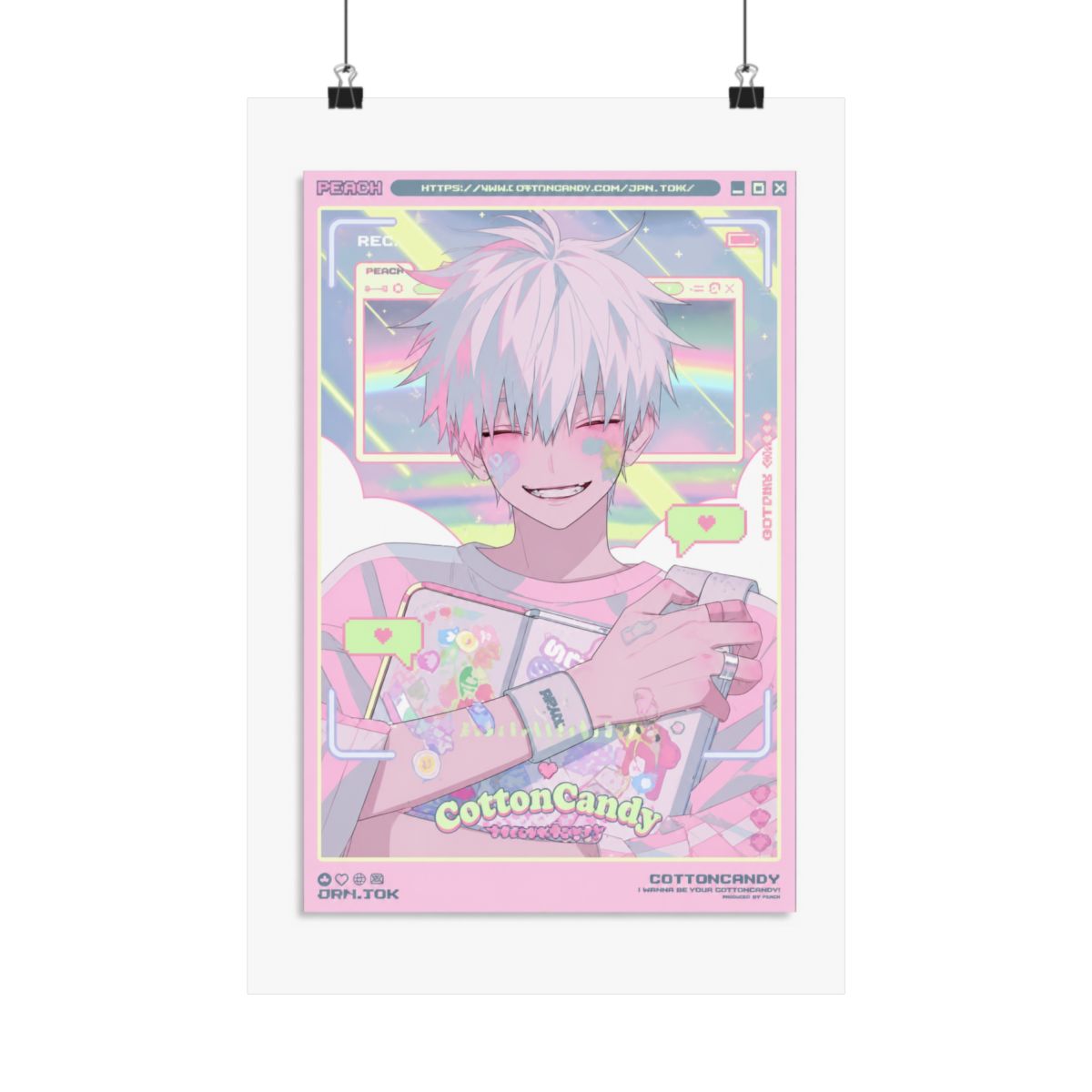 Link Click Anime LuGuang Posters Poster Bedroom Decor Office Room Decor Gift, Wall Art Decor Printing Paintings Living Room Bar Modern Decorative Poster 12x18inchs(30x45cm) - alternate angle 5, merchandise